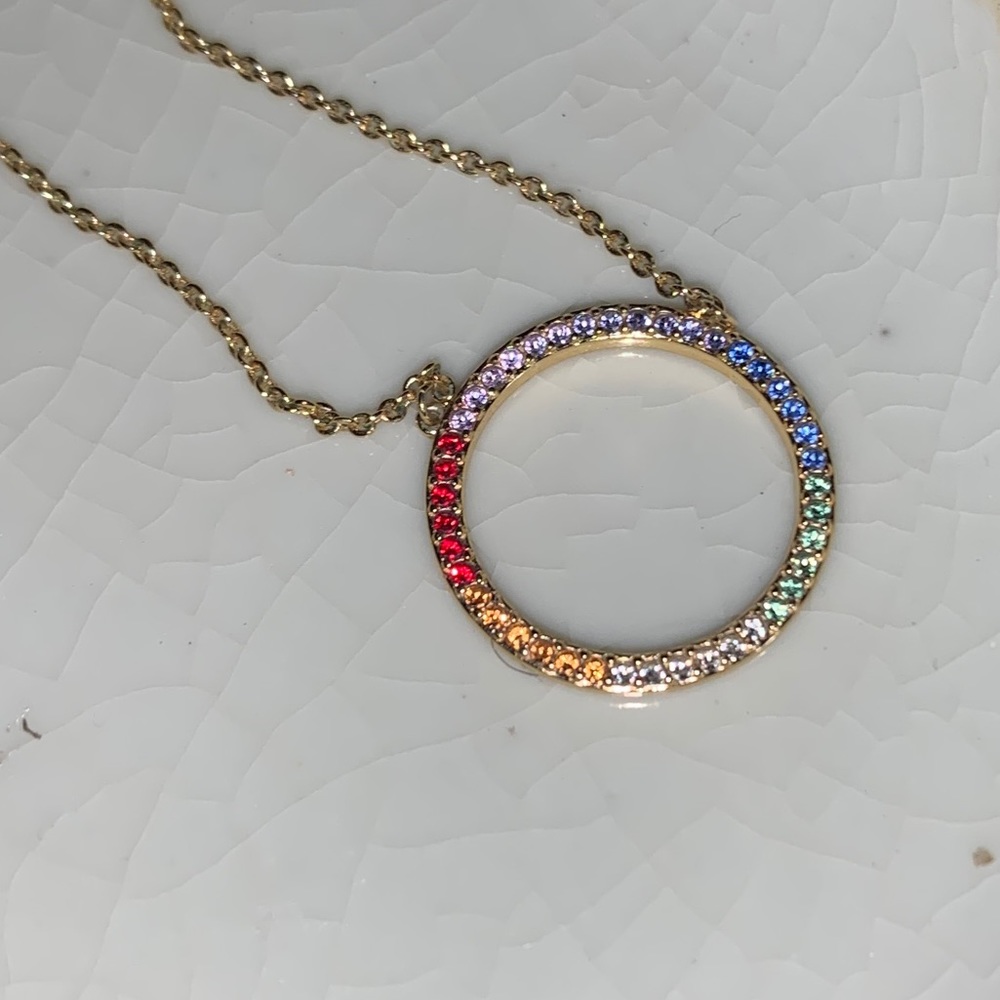 Multi Colored Gold 14 inch chain by Ava Rose